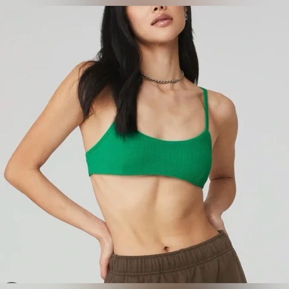 ALO Ribbed Manifest Bra - Picture 1 of 6